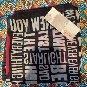 Taylor Swift RED Song Titles Scarf NWT